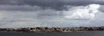 Carantec bay of Morlaix. © Philip Plisson / Plisson La Trinité / AA24008 - Photo Galleries - Grey sky