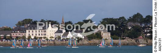 Locquirec. - © Philip Plisson / Plisson La Trinité / AA24131 - Nos reportages photos - Catamaran de sport