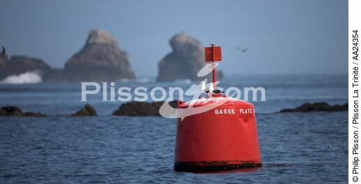 Beacon to Aber Wrac'h - © Philip Plisson / Plisson La Trinité / AA24354 - Photo Galleries - France