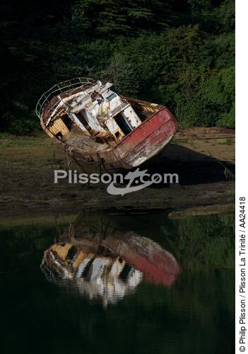 Sur l'Aber Wrac'h. - © Philip Plisson / Plisson La Trinité / AA24418 - Nos reportages photos - France