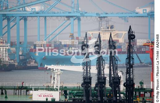 Rotterdam harbour - © Philip Plisson / Plisson La Trinité / AA24468 - Photo Galleries - Containerships, the excess