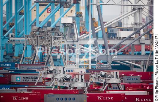 Rotterdam harbour - © Philip Plisson / Plisson La Trinité / AA24471 - Photo Galleries - Nederland