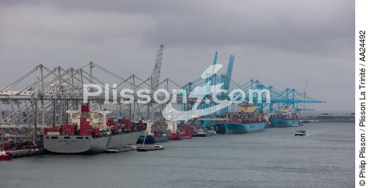 Sur le port de Rotterdam - © Philip Plisson / Plisson La Trinité / AA24492 - Nos reportages photos - Ville (Pays-Bas)