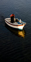 In the port of Roscoff. © Philip Plisson / Plisson La Trinité / AA24582 - Photo Galleries - Rowing boat