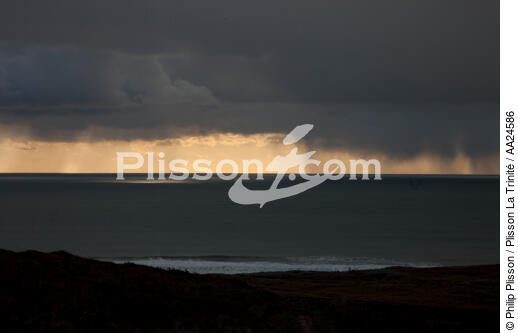 Sky grain on Belle-Ile - © Philip Plisson / Plisson La Trinité / AA24586 - Photo Galleries - Island [56]