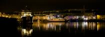 Brest de nuit © Philip Plisson / Plisson La Trinité / AA24817 - Nos reportages photos - Ville [29]