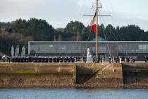 L'Ecole Navale à Brest. © Philip Plisson / Plisson La Trinité / AA24822 - Nos reportages photos - Marine nationale