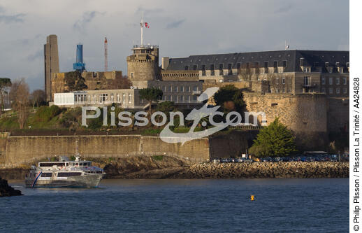 Le château de Brest - © Philip Plisson / Plisson La Trinité / AA24828 - Nos reportages photos - Brest