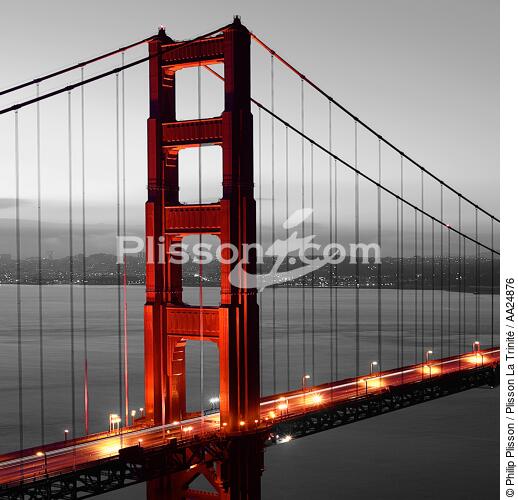 Le Golden Gate à San Francisco - © Philip Plisson / Plisson La Trinité / AA24876 - Nos reportages photos - Etats-Unis