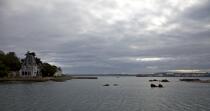 L'île Tristan devant Douarnenez © Philip Plisson / Plisson La Trinité / AA24970 - Nos reportages photos - Ile [29]