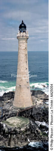 Lighthouse Skeryvore - © Philip Plisson / Plisson La Trinité / AA25054 - Photo Galleries - Great Britain Lighthouses
