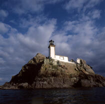 Louet Island Lighthouse © Philip Plisson / Plisson La Trinité / AA25067 - Photo Galleries - Louët
