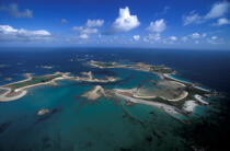 L'île d'Er à l'entrée du Jaudy. © Philip Plisson / Plisson La Trinité / AA25071 - Nos reportages photos - Er