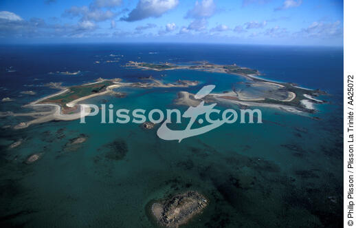 L'île d'Er à l'entrée du Jaudy. - © Philip Plisson / Plisson La Trinité / AA25072 - Nos reportages photos - Site [22]