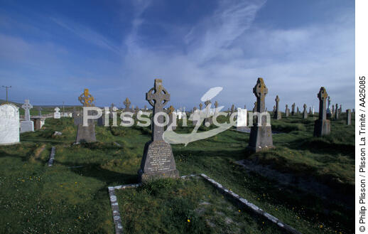 Croix celte en Ecosse - © Philip Plisson / Plisson La Trinité / AA25085 - Nos reportages photos - Croix celte