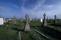 Celtic Cross in Scotland © Philip Plisson / Plisson La Trinité / AA25085 - Photo Galleries - Religious monument