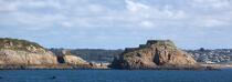 Fort Bertheaume in Plougonvelin. © Philip Plisson / Pêcheur d’Images / AA25132 - Photo Galleries - From Brest to Loctudy