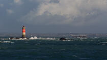 Le phare des Pierres Noires. © Philip Plisson / Pêcheur d’Images / AA25256 - Nos reportages photos - Ouessant et l'archipel de Molène