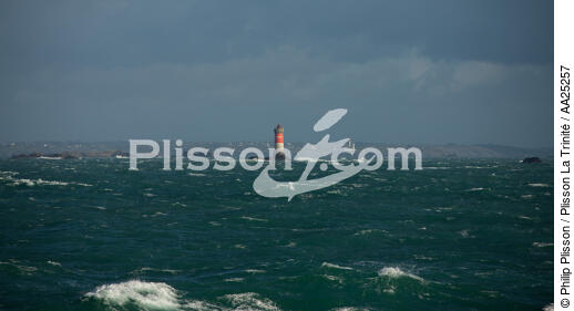 Pierres Noires lighthouse. - © Philip Plisson / Plisson La Trinité / AA25257 - Photo Galleries - Ouessant Island and Molène Archipelago