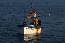 Petite pêche devant Loctudy. © Philip Plisson / Plisson La Trinité / AA25500 - Nos reportages photos - Bateau de pêche