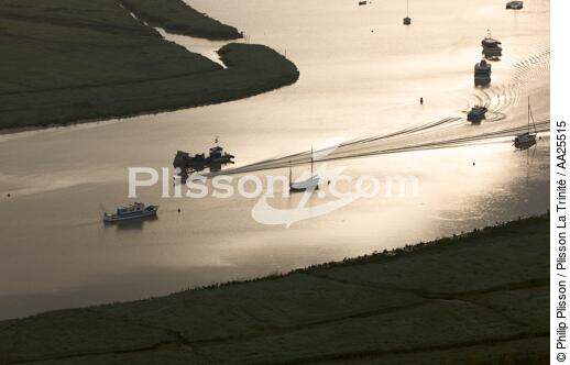 Sèvre Niortaise river - © Philip Plisson / Plisson La Trinité / AA25515 - Photo Galleries - Aiguillon Bay [the]
