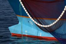Pêche à la sardine en baie de Concarneau © Philip Plisson / Plisson La Trinité / AA25655 - Nos reportages photos - Elément d'un bateau