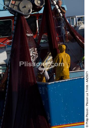 Pêche à la sardine en baie de Concarneau - © Philip Plisson / Plisson La Trinité / AA25671 - Nos reportages photos - Type de pêche