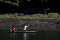 Odet river © Philip Plisson / Plisson La Trinité / AA25848 - Photo Galleries - Rowing boat