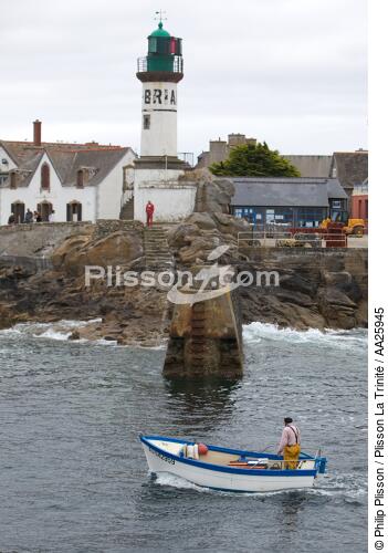 Sein island - © Philip Plisson / Plisson La Trinité / AA25945 - Photo Galleries - Sein [Lighthouse of]