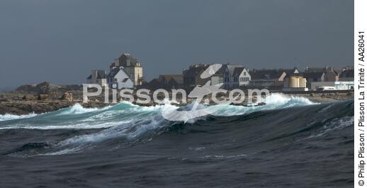St. Guénolé. - © Philip Plisson / Plisson La Trinité / AA26041 - Photo Galleries - Rough seas