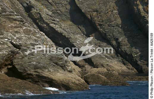 On the southern coast of Belle ile island - © Philip Plisson / Plisson La Trinité / AA26169 - Photo Galleries - Rock