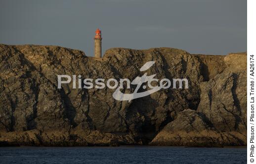 Phare de Goulphar - © Philip Plisson / Plisson La Trinité / AA26174 - Nos reportages photos - Belle-Ile
