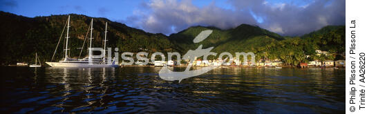 Le Ponant to Saint Lucia - © Philip Plisson / Plisson La Trinité / AA26220 - Photo Galleries - Passenger Liner