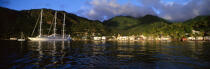 Le Ponant to Saint Lucia © Philip Plisson / Plisson La Trinité / AA26220 - Photo Galleries - Passenger Liner