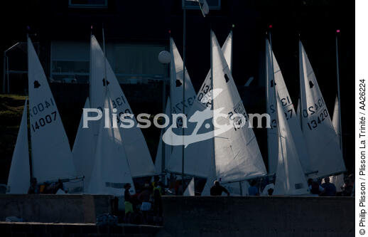 Le Yacht Club de Carnac. - © Philip Plisson / Plisson La Trinité / AA26224 - Nos reportages photos - Dériveur