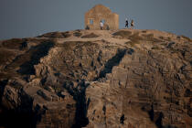 La pointe du Percho sur la Côte sauvage de Quiberon. © Philip Plisson / Plisson La Trinité / AA26241 - Nos reportages photos - Monument historique