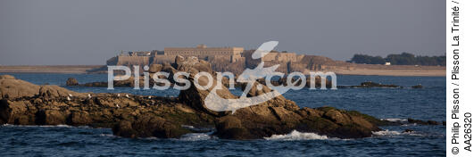 Le fort de Penthièvre sur la presqu'île de Quiberon. - © Philip Plisson / Plisson La Trinité / AA26320 - Nos reportages photos - Fort