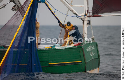 Sardine fishing boat . - © Philip Plisson / Plisson La Trinité / AA26410 - Photo Galleries - Fishing with a seine 