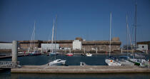 L'ancienne base de sous-marins de Lorient. © Philip Plisson / Plisson La Trinité / AA26441 - Nos reportages photos - Morbihan