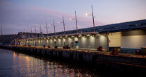 Le port de pêche de Kéroman à Lorient. © Philip Plisson / Plisson La Trinité / AA26467 - Nos reportages photos - Lorient