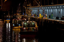 The fishing port of Lorient Kéroman. © Philip Plisson / Plisson La Trinité / AA26471 - Photo Galleries - Town [56]
