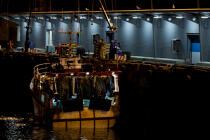 Le port de pêche de Kéroman à Lorient. © Philip Plisson / Plisson La Trinité / AA26477 - Nos reportages photos - Criée