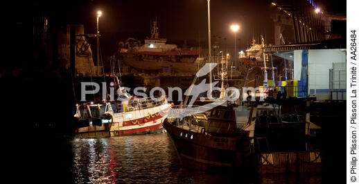 Le port de pêche de Kéroman à Lorient. - © Philip Plisson / Plisson La Trinité / AA26484 - Nos reportages photos - Lorient