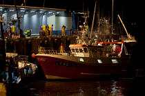 Le port de pêche de Kéroman à Lorient. © Philip Plisson / Plisson La Trinité / AA26489 - Nos reportages photos - Lorient