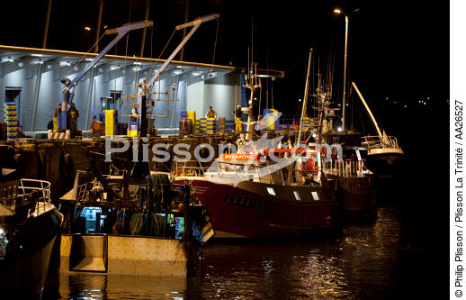 The fishing port of Lorient Kéroman. - © Philip Plisson / Plisson La Trinité / AA26527 - Photo Galleries - Fishing vessel