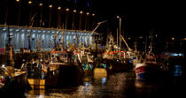 The fishing port of Lorient Kéroman. © Philip Plisson / Plisson La Trinité / AA26530 - Photo Galleries - Night