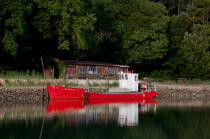 Boat on the river Crac'h © Philip Plisson / Plisson La Trinité / AA26543 - Photo Galleries - River [56]