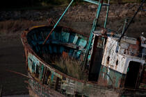 Wreck on the Blavet. © Philip Plisson / Plisson La Trinité / AA26675 - Photo Galleries - Blavet [The River of]