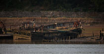 Wreck on the Blavet. © Philip Plisson / Plisson La Trinité / AA26681 - Photo Galleries - River [56]