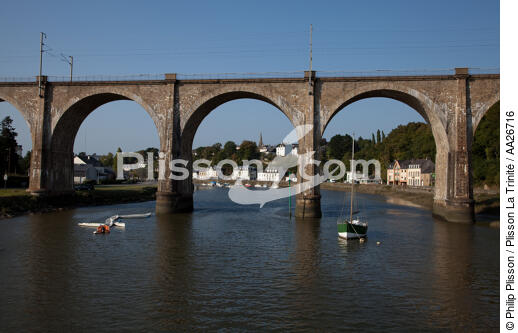 Viaduct Hennebont - © Philip Plisson / Plisson La Trinité / AA26716 - Photo Galleries - River